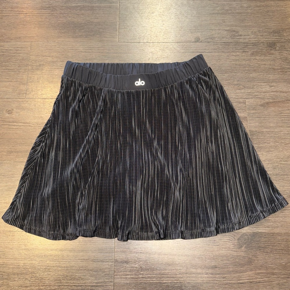 All yoga micro plisse tennis skirt